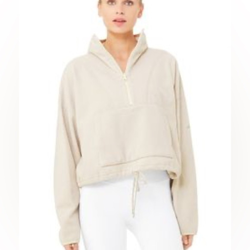 ALO yin yang half zip New condition
